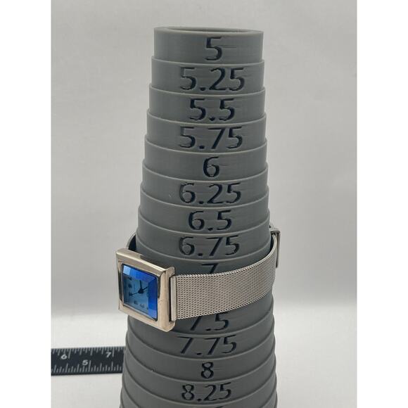 Unique VIVANI Women's Watch 26mm - Adjustable Steel Mesh Band - New Battery - Picture 6 of 10